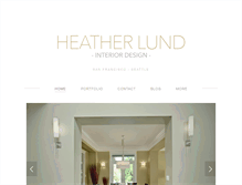 Tablet Screenshot of hlundinteriors.com